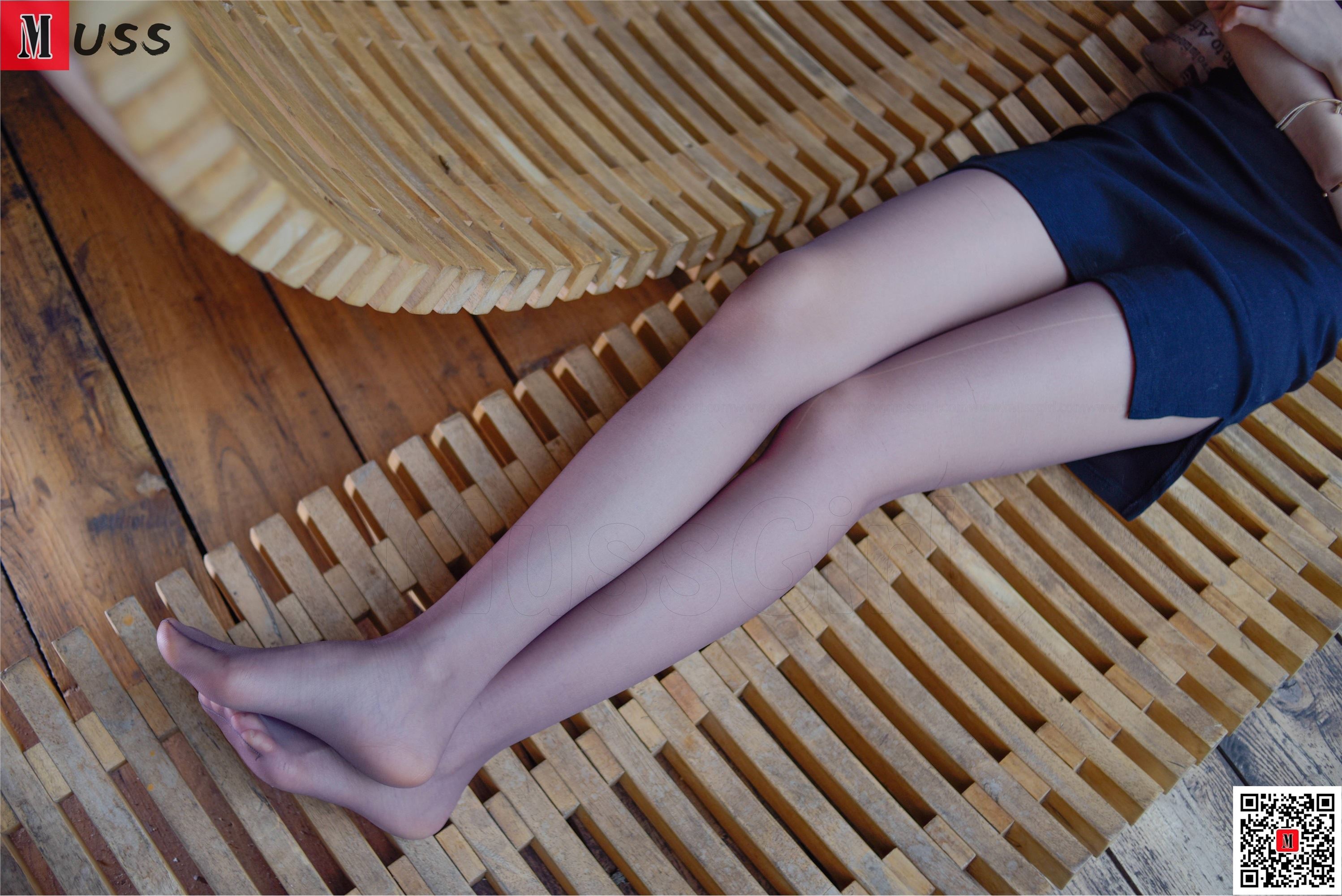 MussGirl慕丝女郎  NO.186 黑色连衣裙肉丝